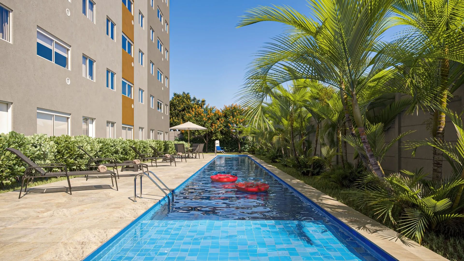 Piscina e solário